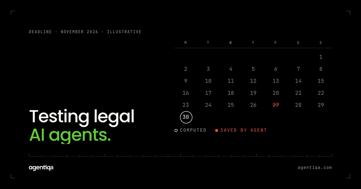 Testing Legal AI Agents: Filing, Deadlines, Confidentiality